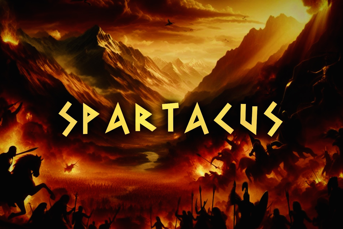 Spartacus Font JoannaVu FontSpace