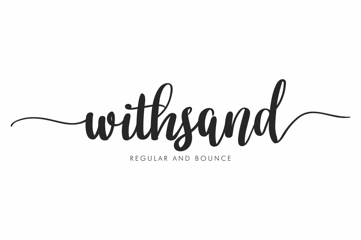 Withsand Font NihStudio FontSpace