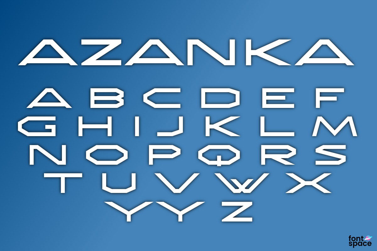 Azanka Font Vladimir Nikolic FontSpace