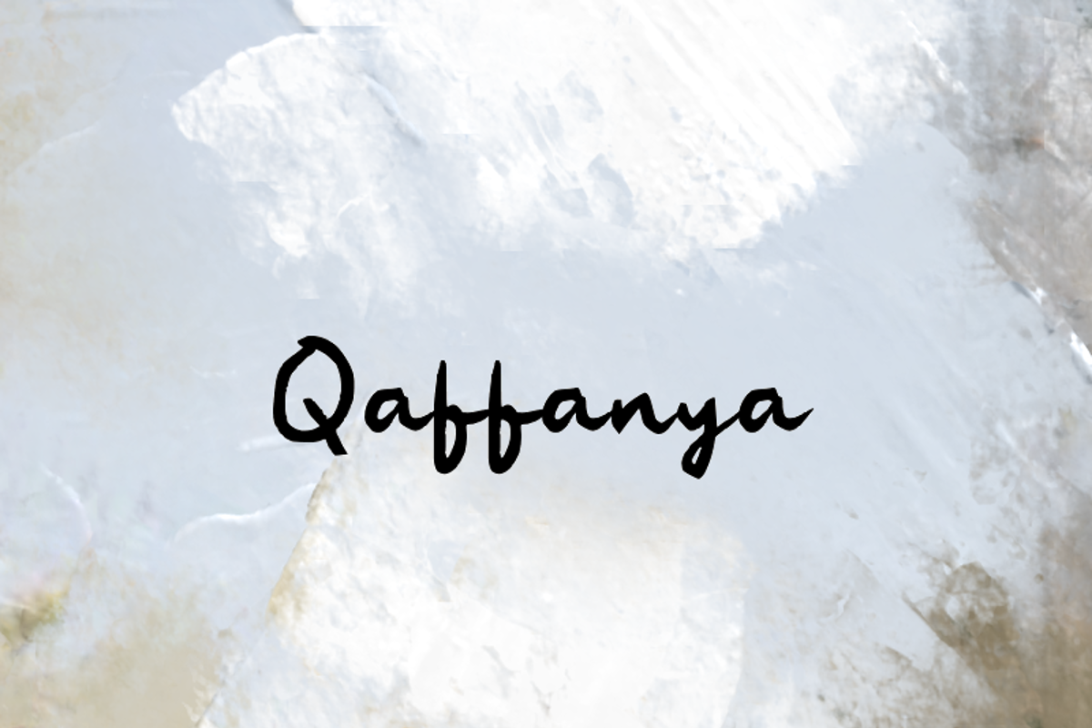 Qaffanya Font Wepfont FontSpace