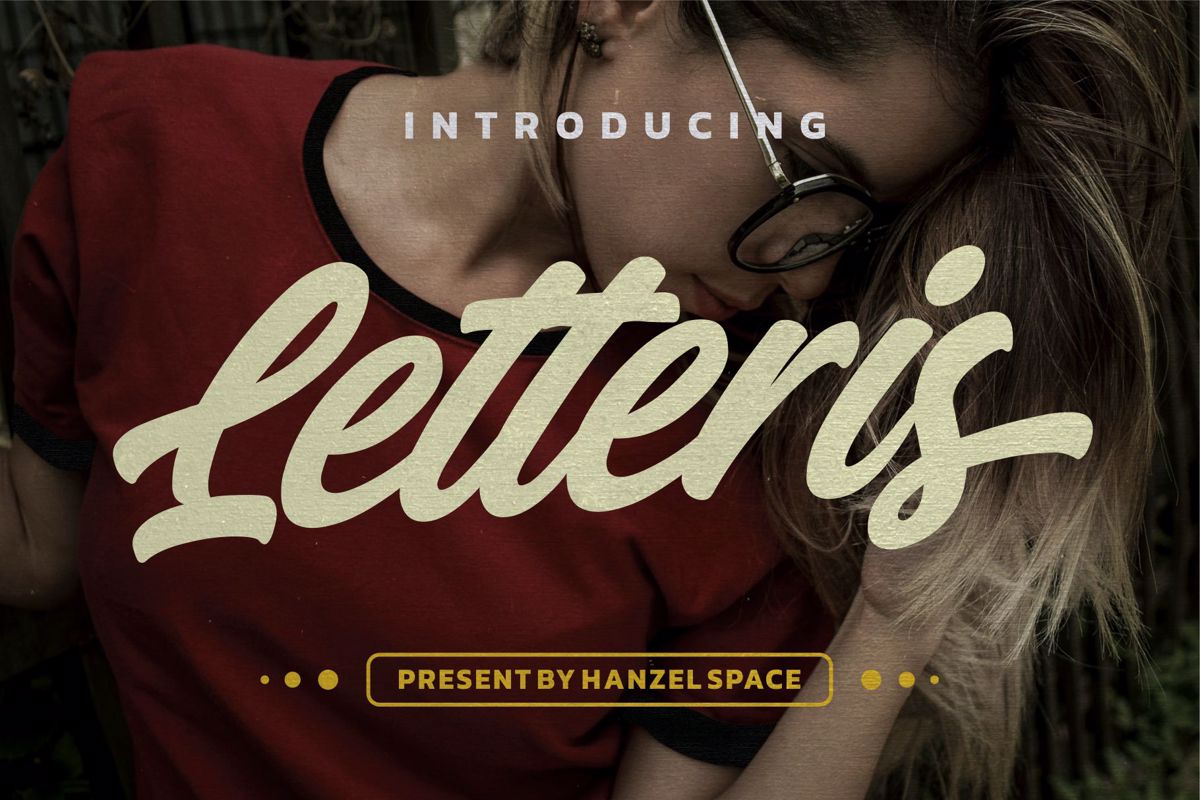 Letteris Font Hanzel Studio Fontspace