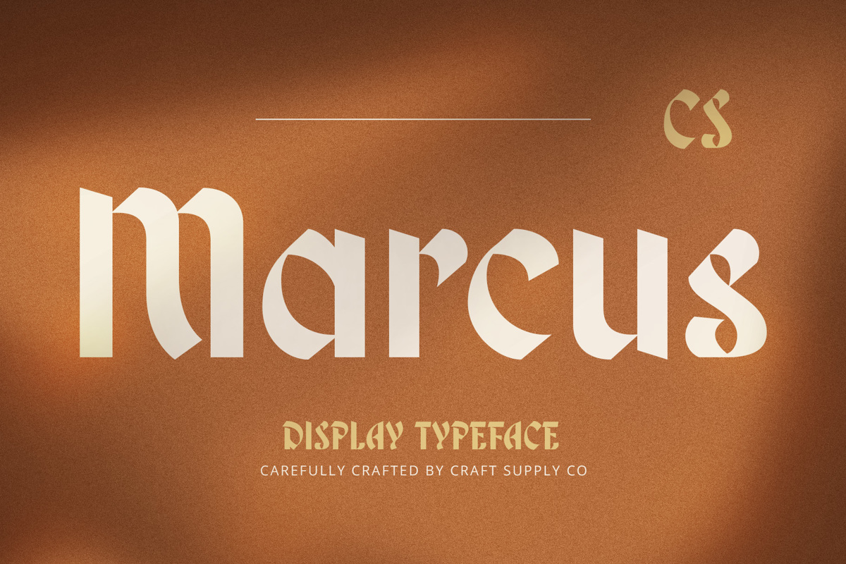 CS Marcus Font Craftsupplyco FontSpace