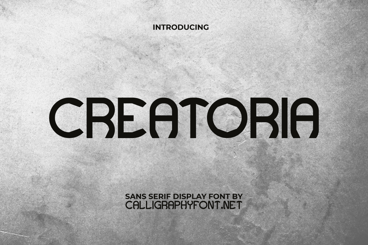 Creatoria Font CalligraphyFonts Net FontSpace