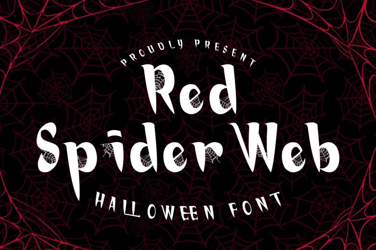 Red Spider Font Nomlimofont Fontspace