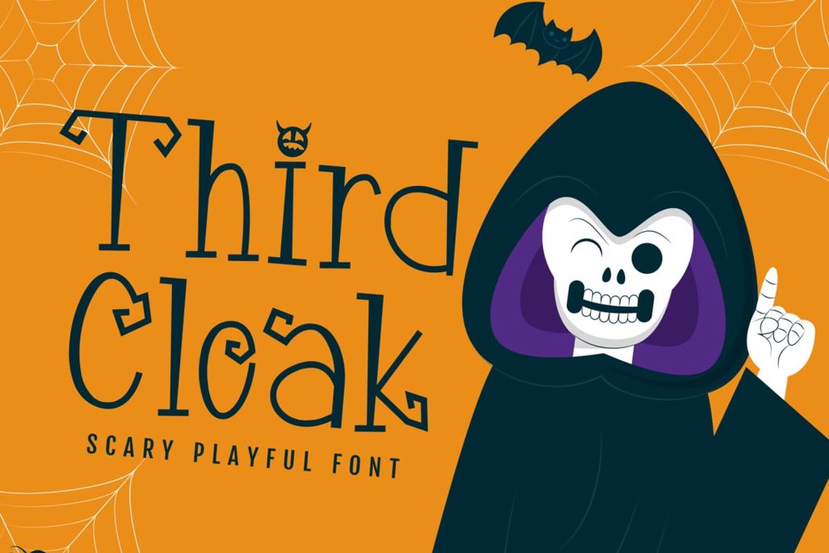 Third Cloak Font Nomlimofont Fontspace