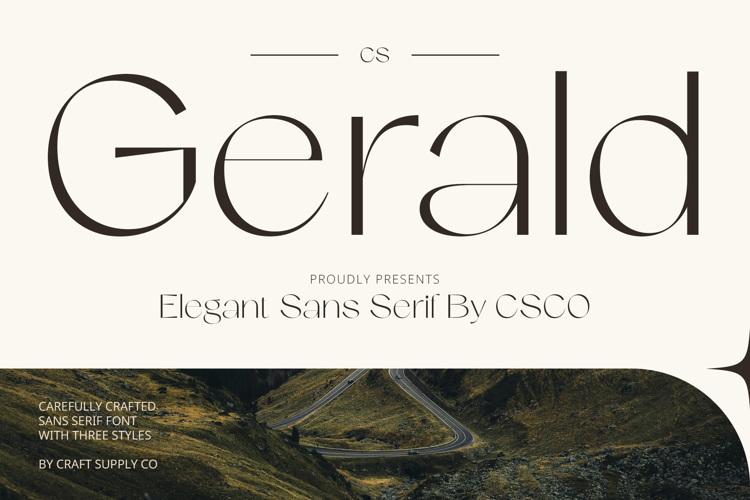 CS Gerald Font Craftsupplyco FontSpace