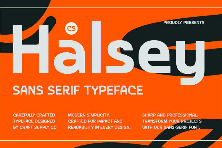 CS Halsey Font Craftsupplyco FontSpace