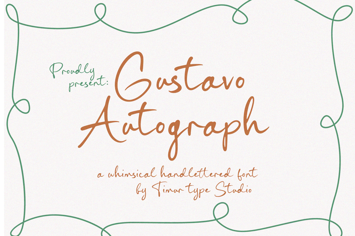 Gustavo Autograph Font - Free Download