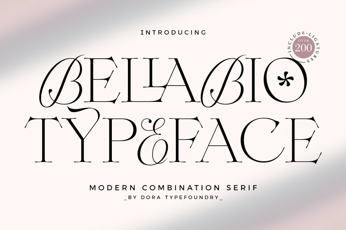 Bellabio Font | Dora Typefoundry | FontSpace