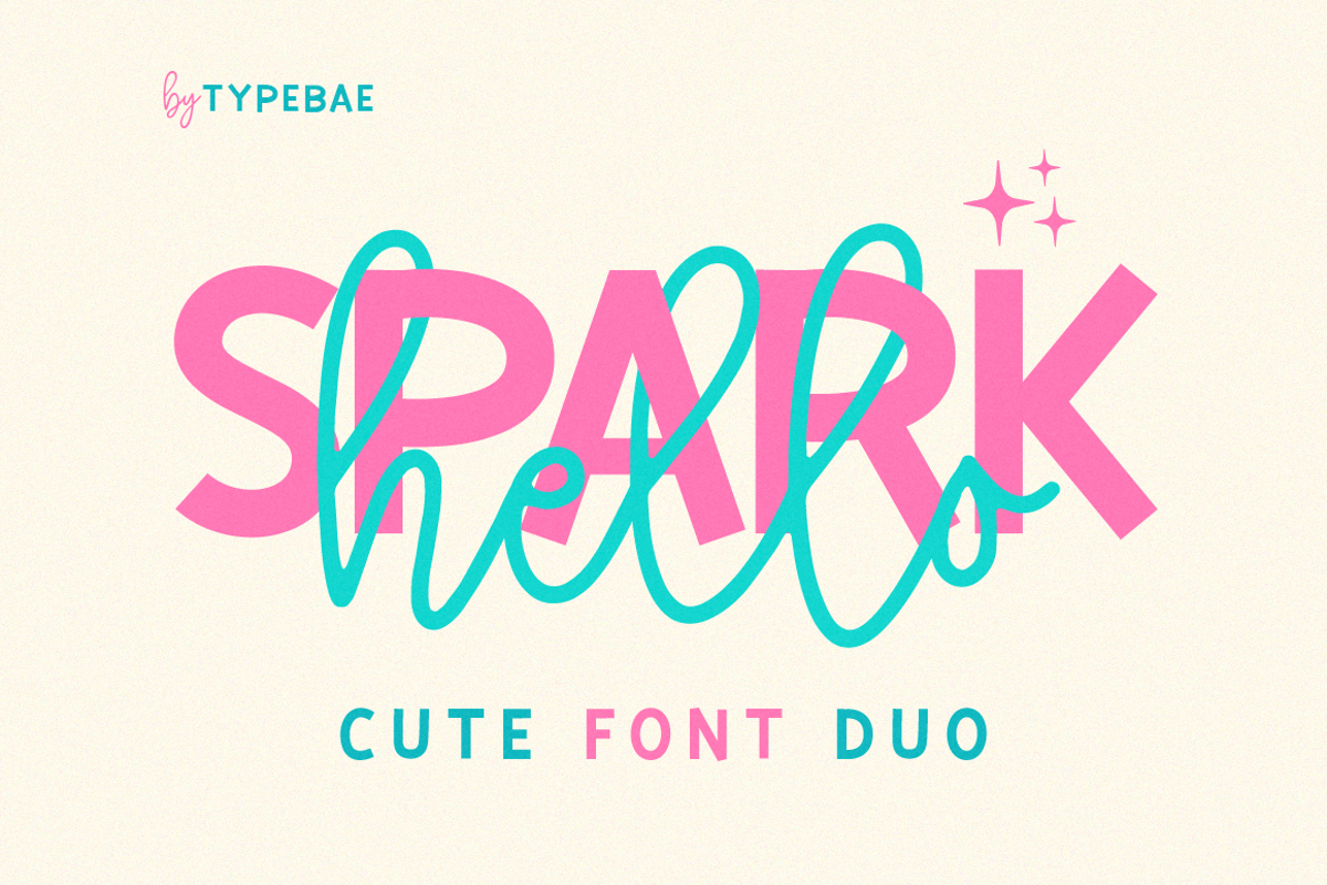 Hello Spark Font Typebae FontSpace