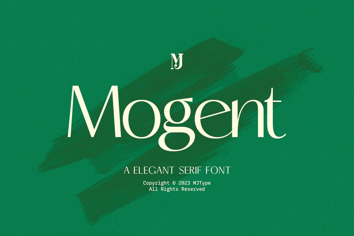 Mogent Font | mjtype | FontSpace