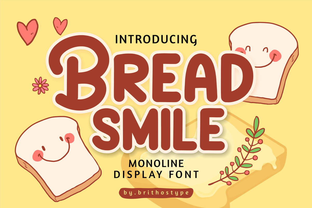 Bread Smile Font Brithos Type FontSpace