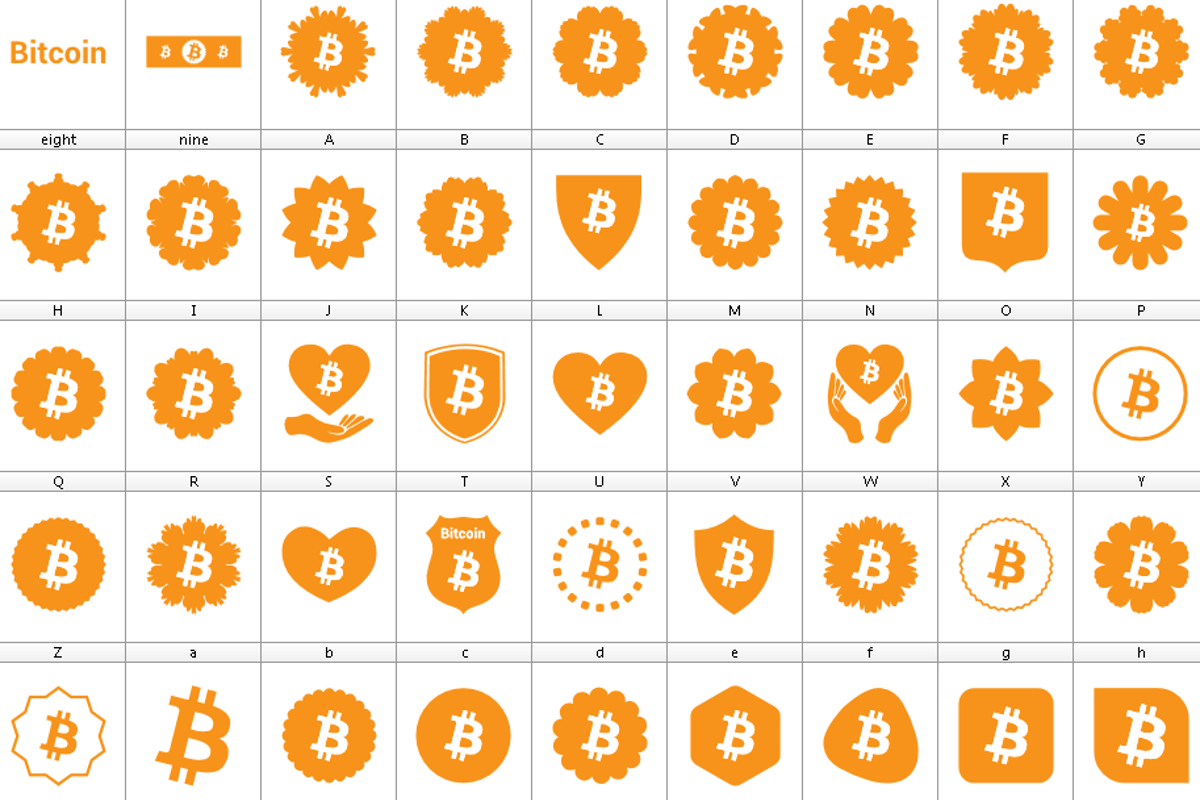 font awesome bitcoin