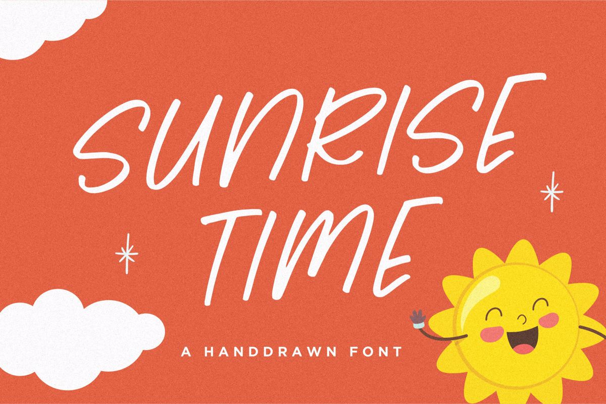 Sunrise Time Font - Free Download