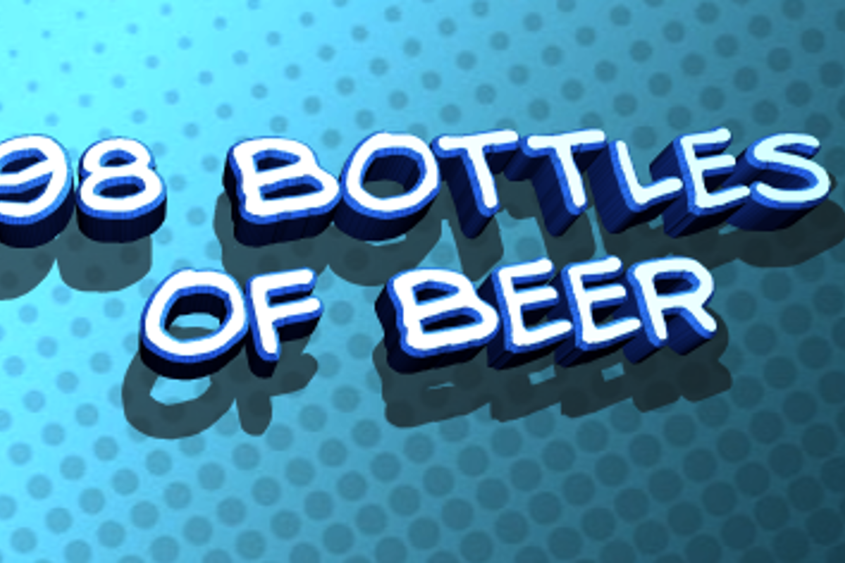 98 Bottles of Beer Font Iconian Fonts FontSpace
