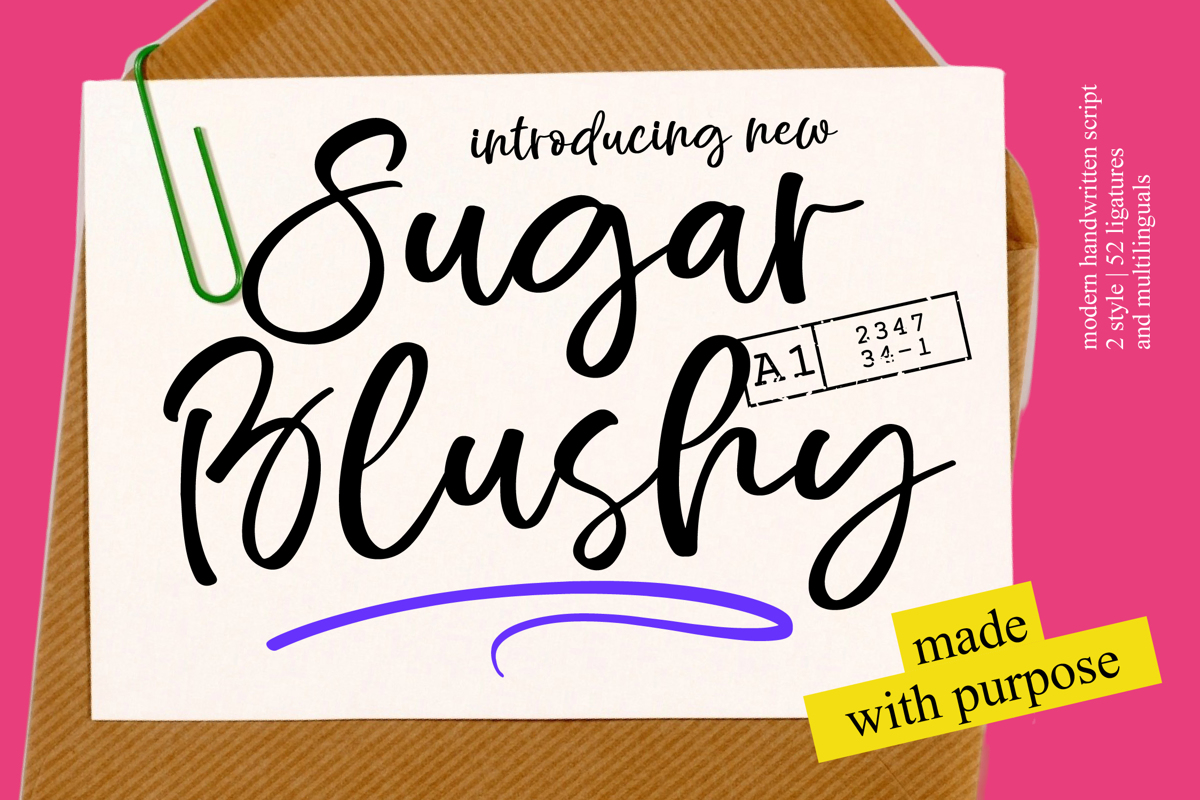 Sugar Blushy by Letterena Studios
