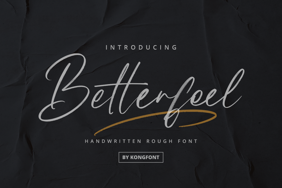 Betterfeel Font | Fontkong | FontSpace