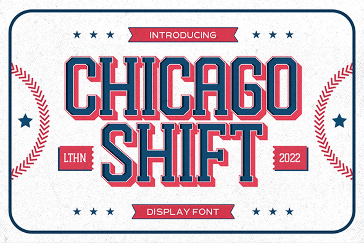 Chicago Shift Font, Letterhend Studio