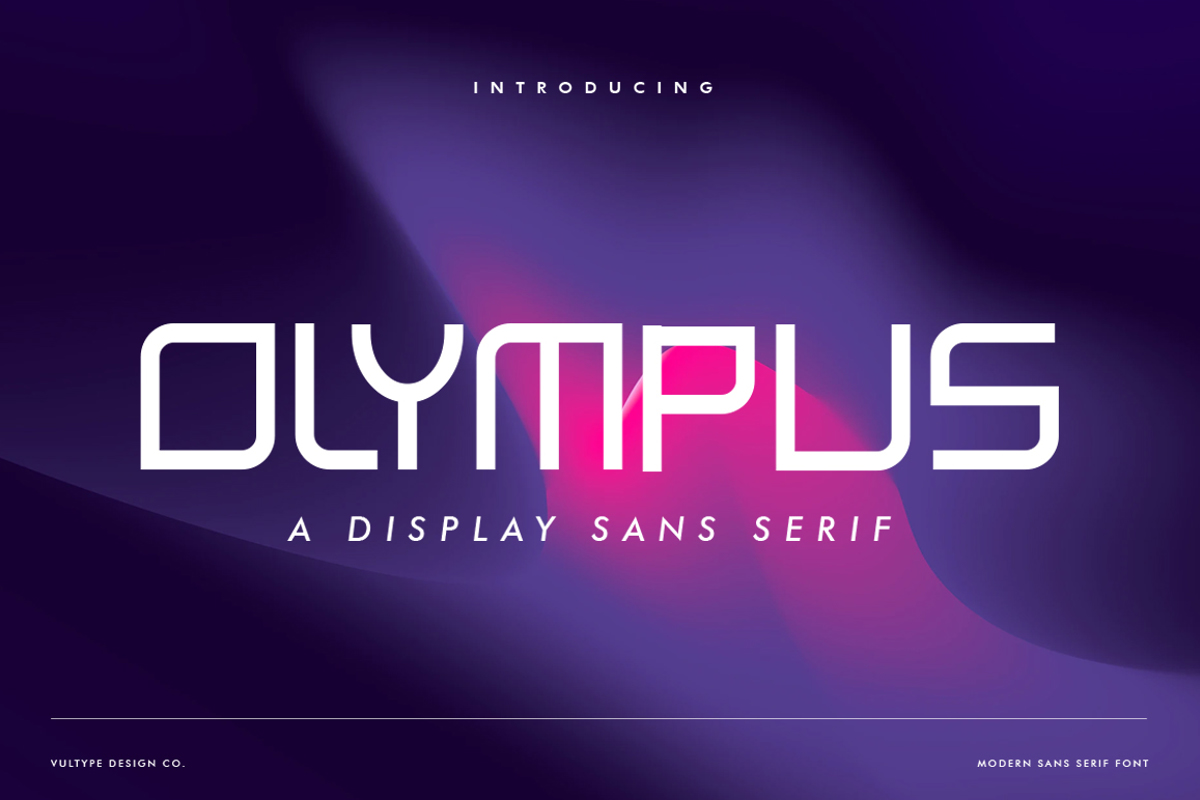 Olympus Font | Vultype | FontSpace