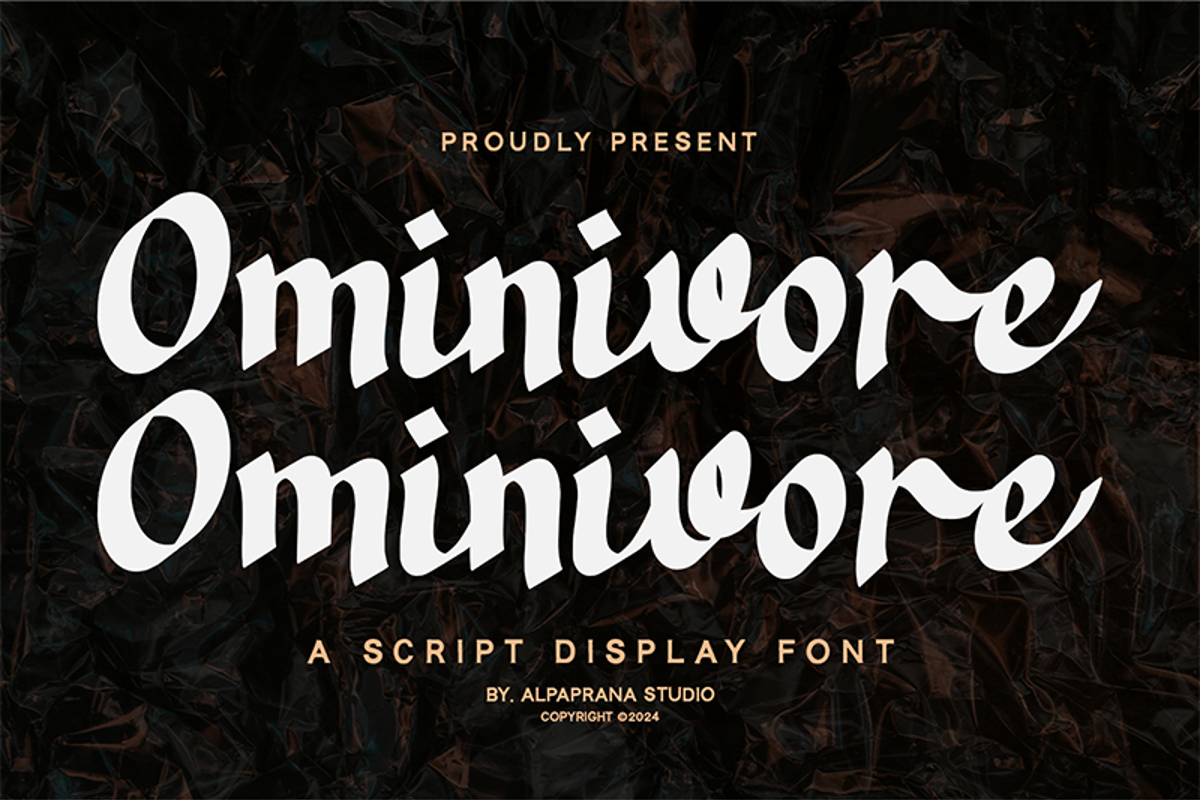 Omnivore Font Alpaprana Fontspace