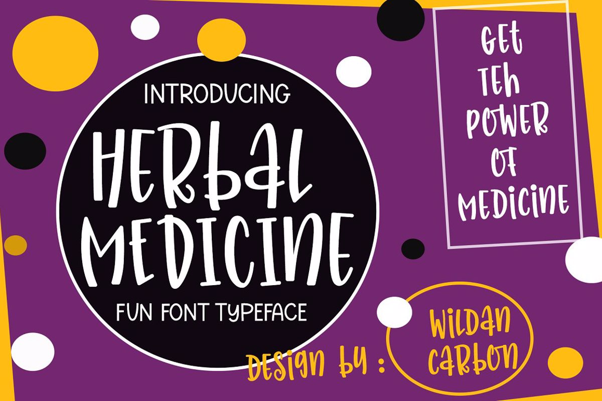 Herbal Medicine Font | Widan Type | FontSpace