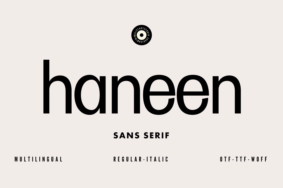 Hanan Lettering Haneen Font - Free Download