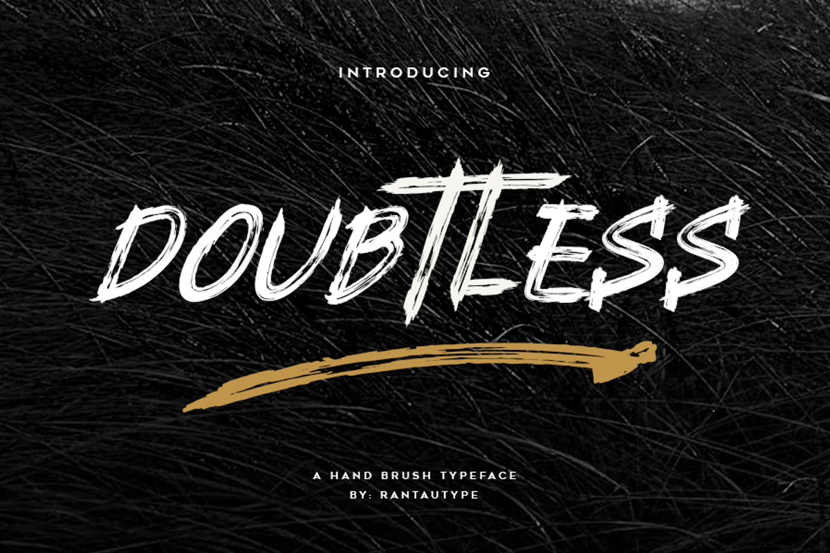 doubtless-font-rantautype-fontspace