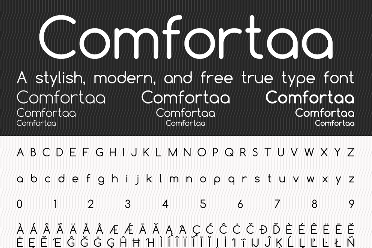 comfortaa font download for photoshop