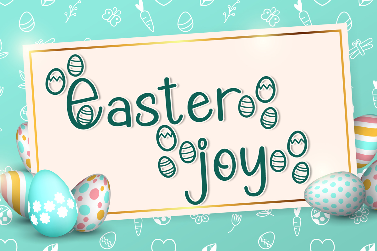 Easter Joy Font  AEN Creative Studio  FontSpace