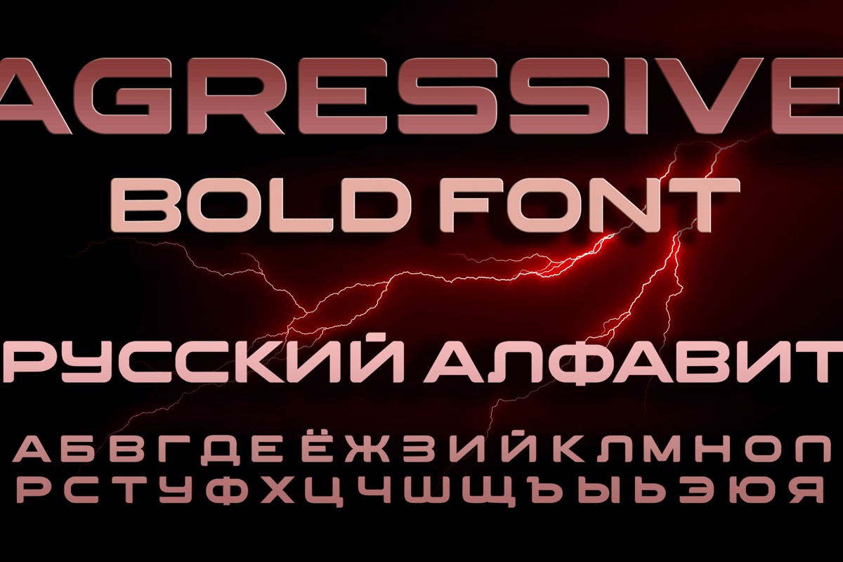 AGRESSIVE Font Fenomen75 FontSpace