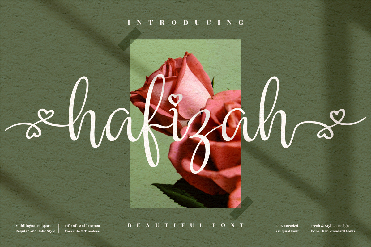 Hafizah Font Perspectype Studio FontSpace
