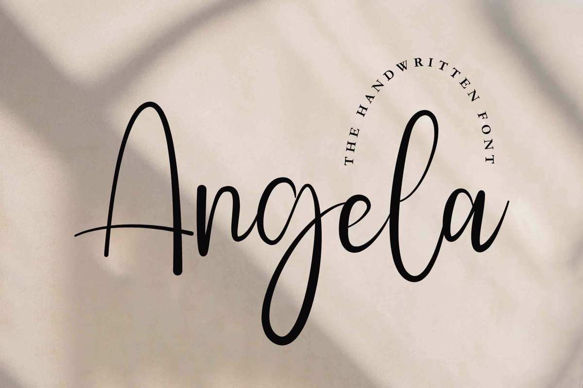 Angela Font | LintypeStudio | FontSpace