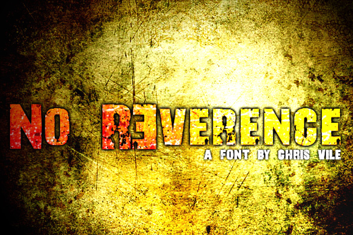 No R3verence Font | Font Monger | FontSpace