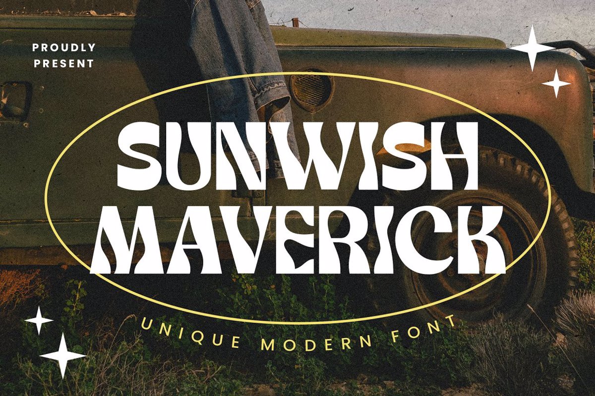 Sunwish Maverick Font Arterfak Fontspace