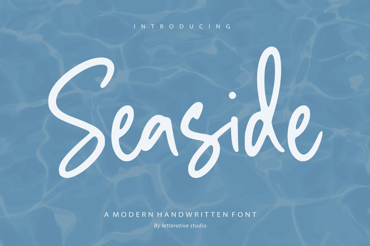 Seaside Font | letterativestudio | FontSpace