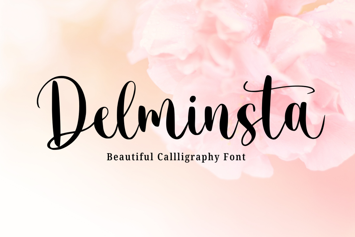 Delminsta Font | Creavibes Design | FontSpace