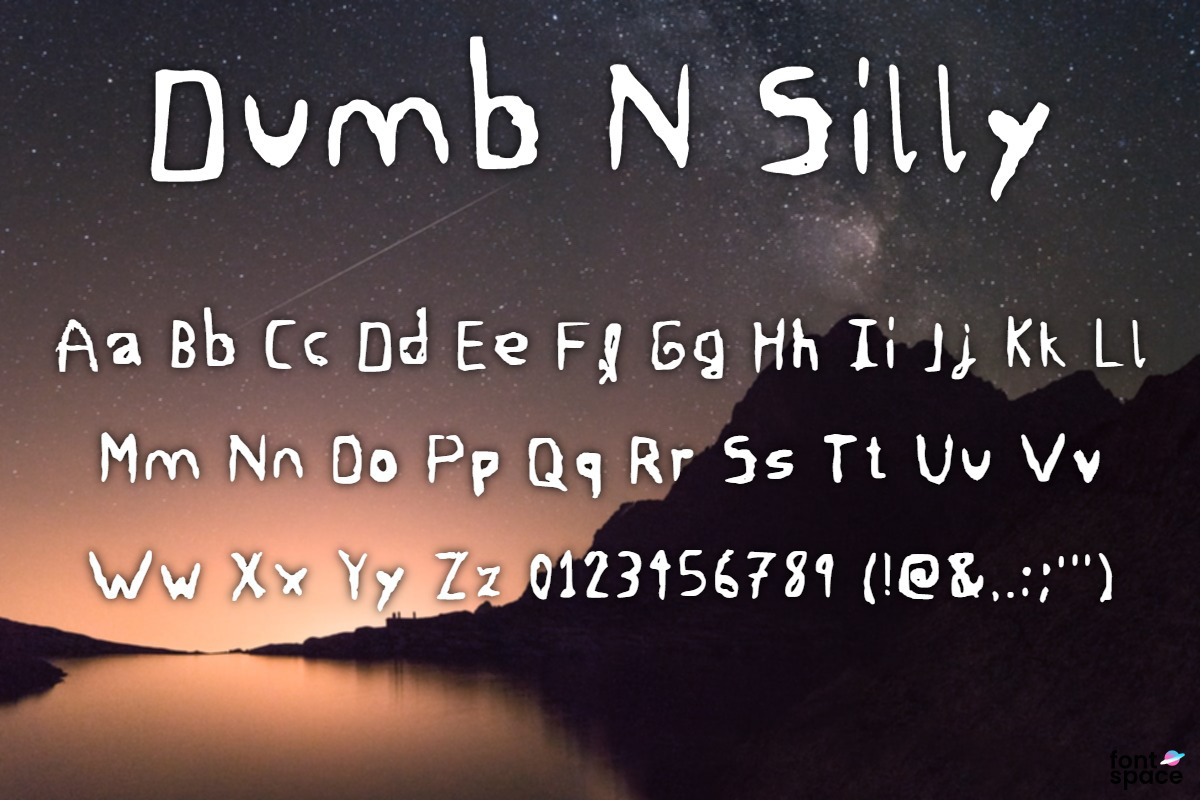 dumb-n-silly-font-blacksun-fontspace