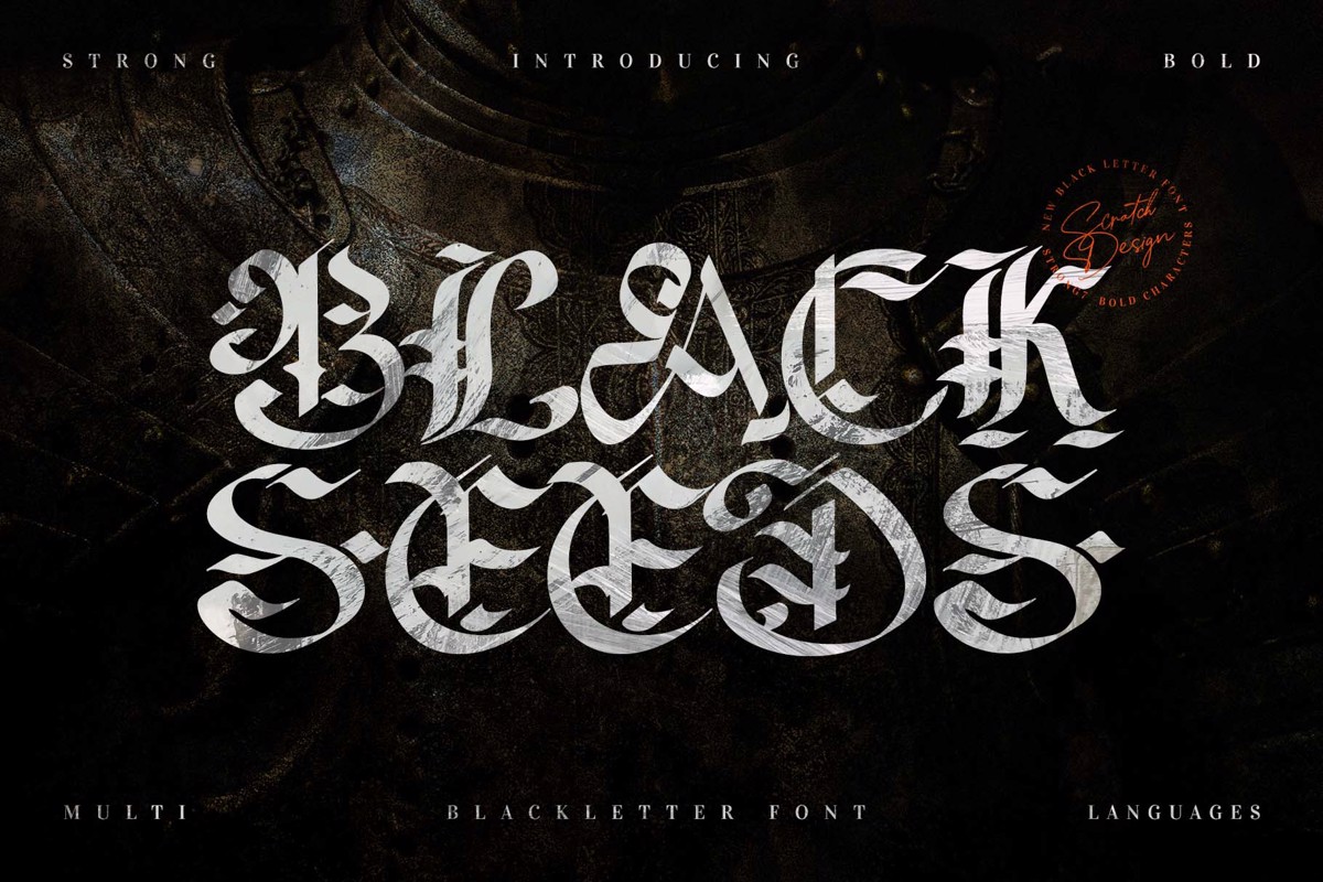 Blackseed Font | Scratch | FontSpace