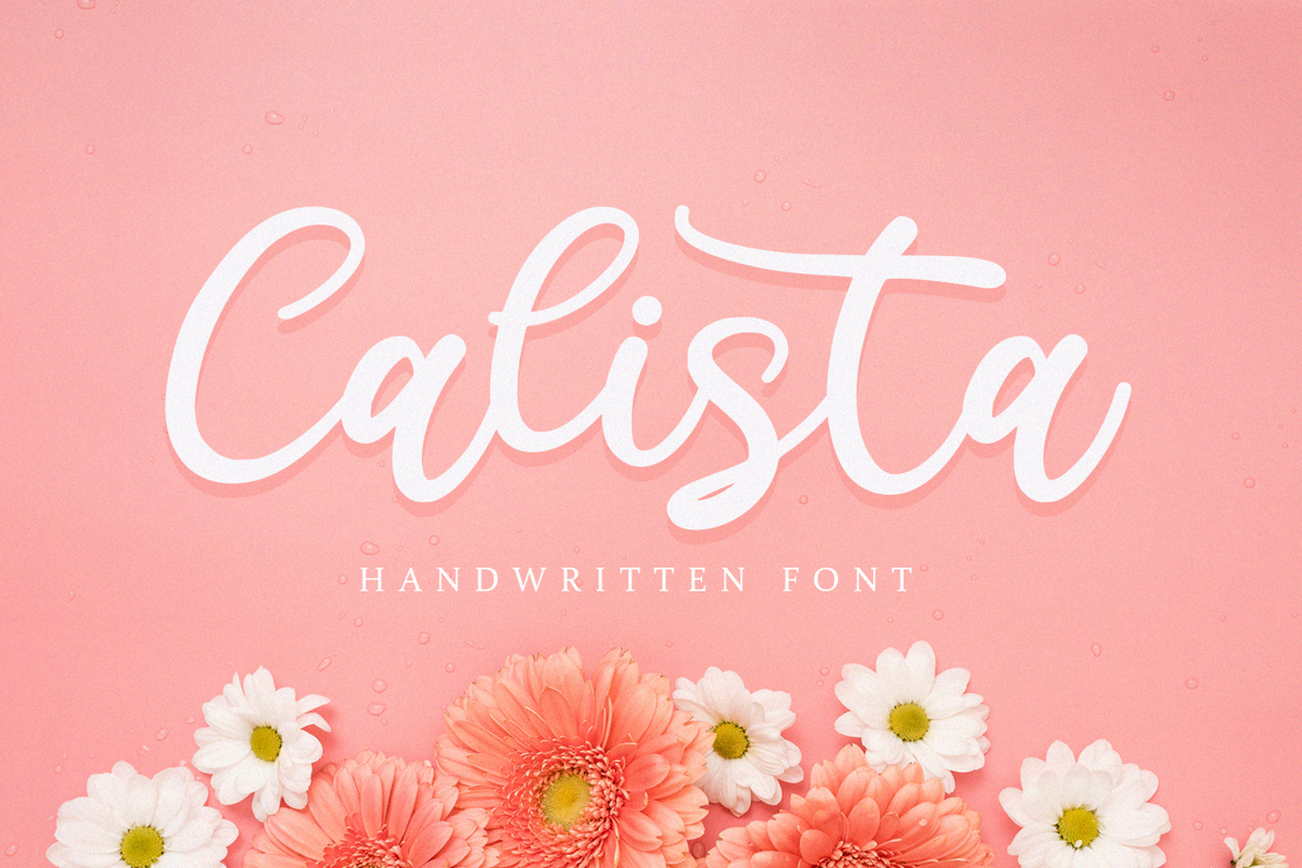 Calista - Handwritten Font | Naharstd | FontSpace