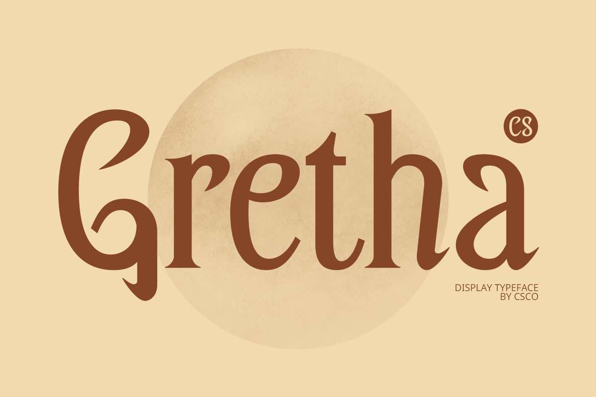 Cs gretha font craftsupplyco fontspace