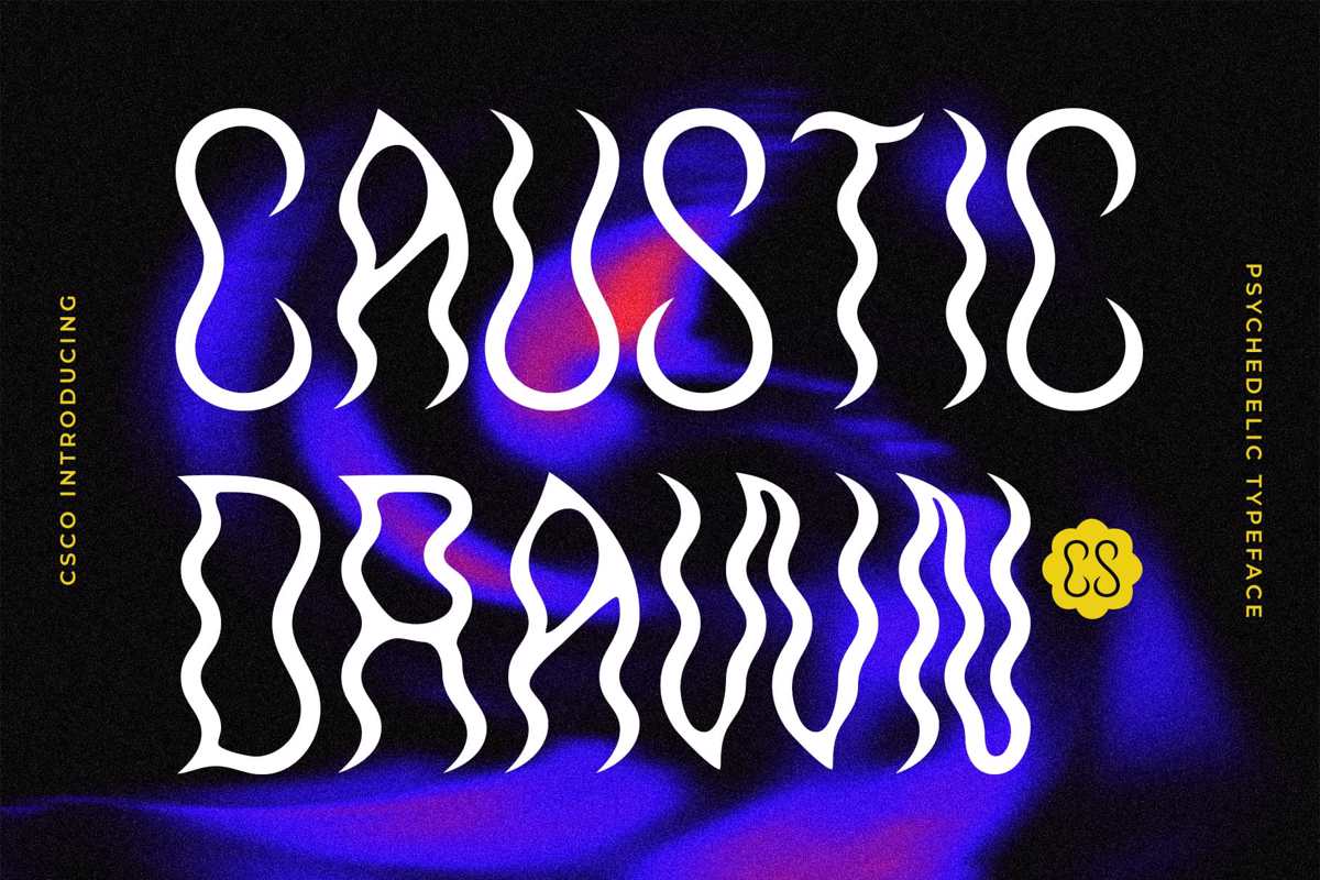 CS Caustic Drawn Font - Free Download