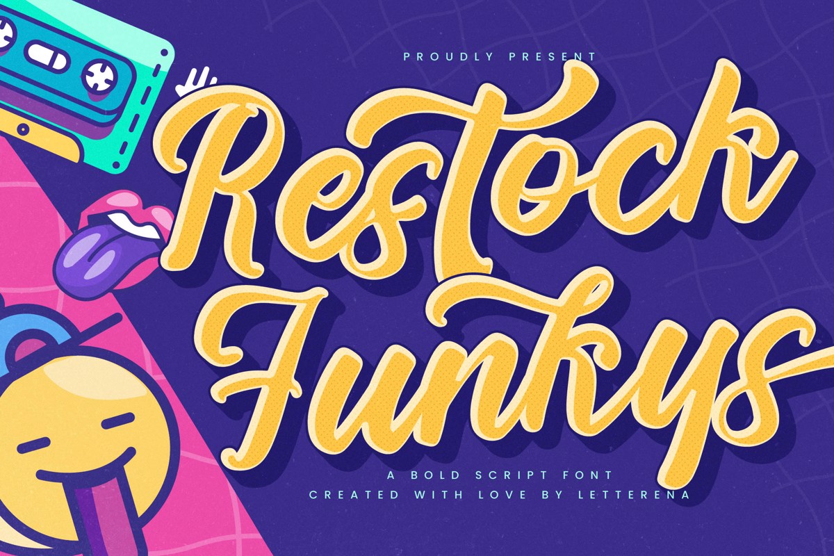 Restock Funkys VERSION Font - Free Download