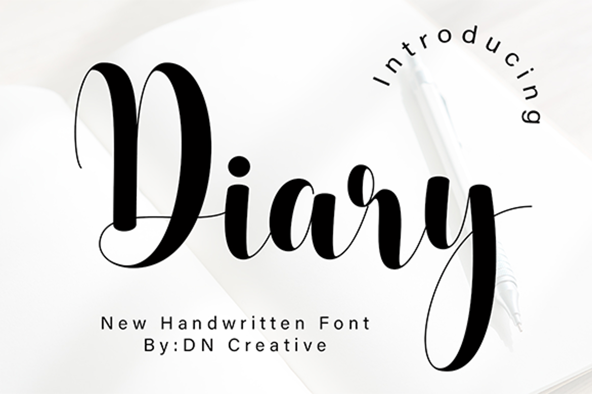 Diary Font | DN Creative | FontSpace