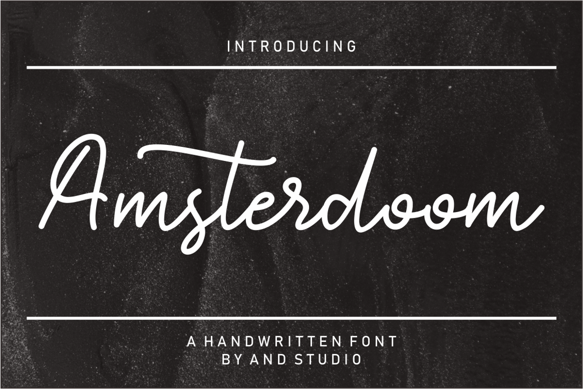 Amsterdoom Font | Andstudio | FontSpace