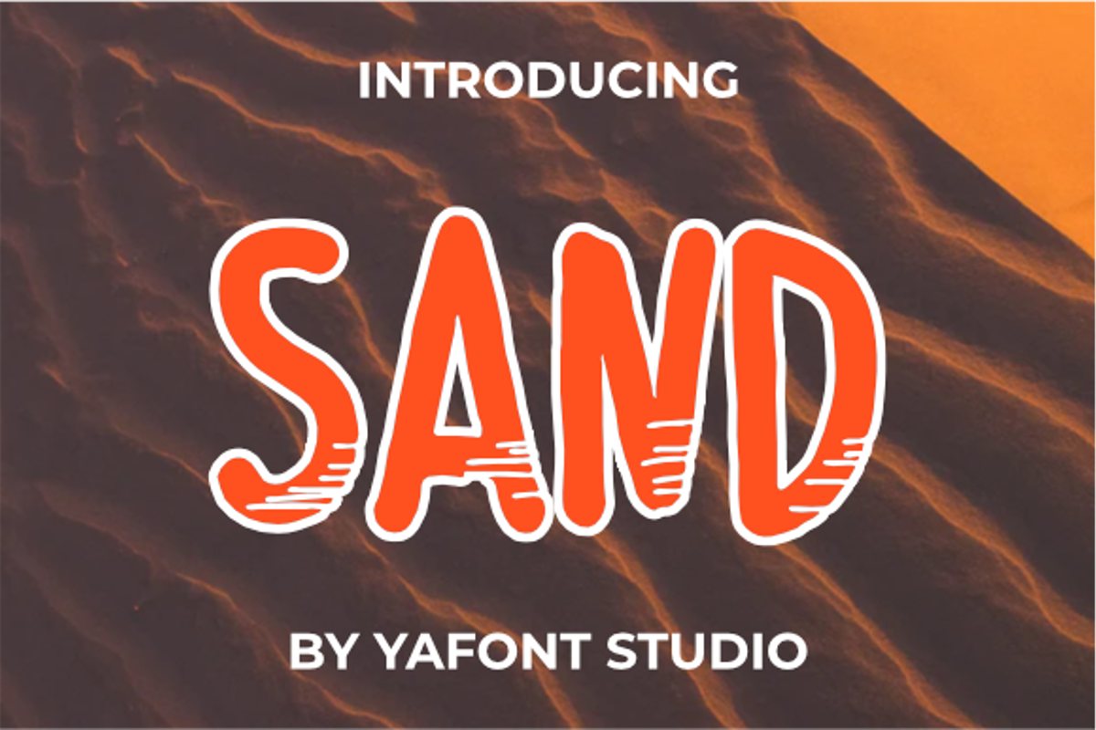 Sand Font Letterayu Studio FontSpace