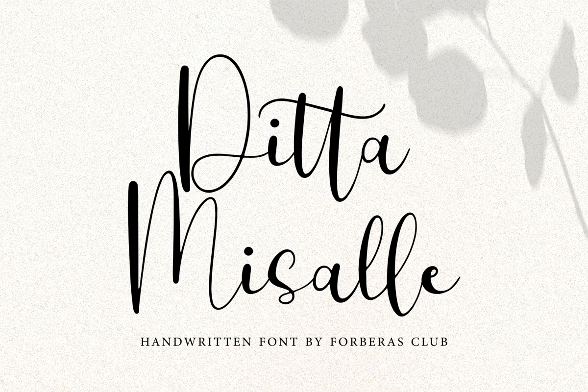 Ditta Missalle Font - Free Download