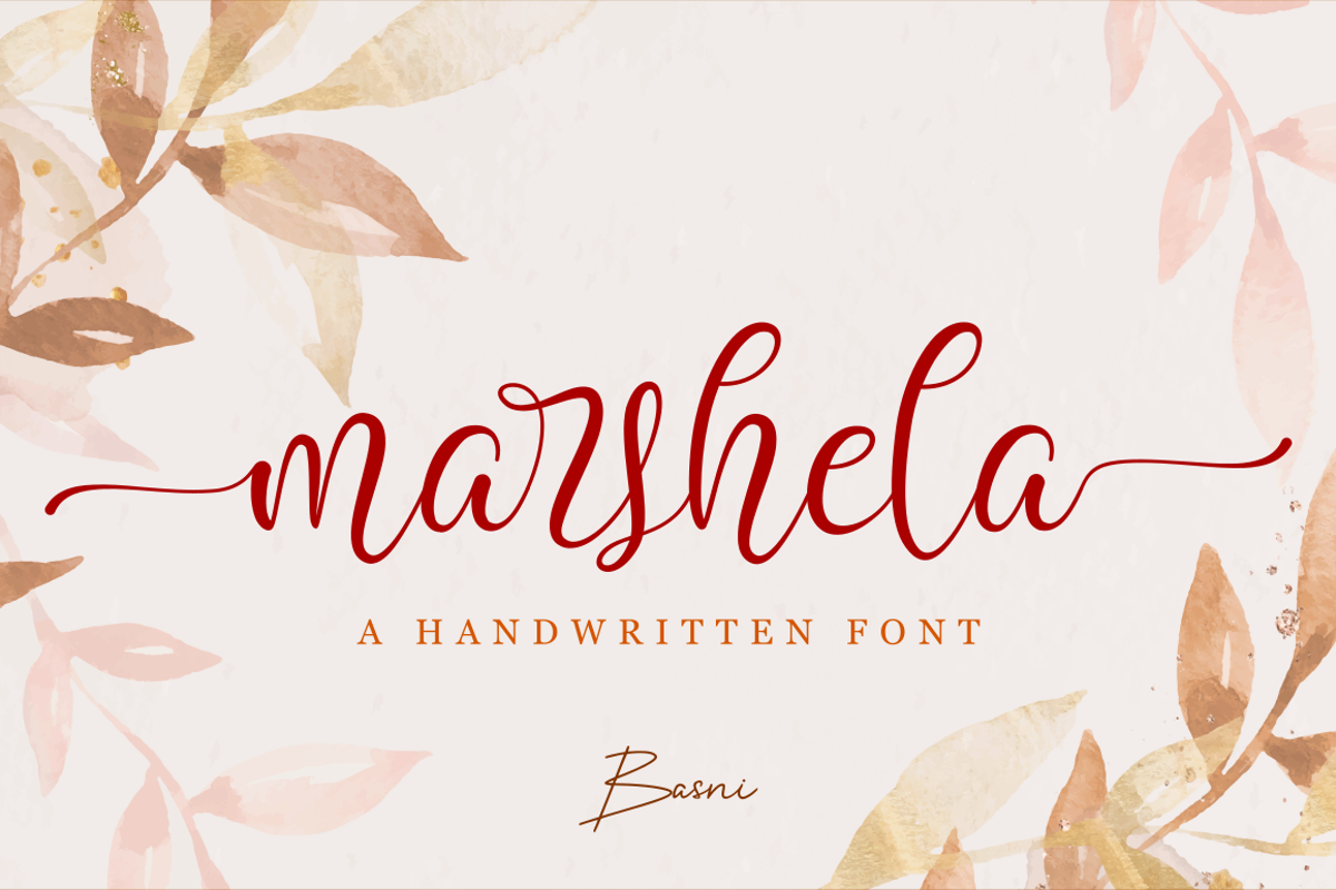 Marshela Font | Basnistudio | FontSpace