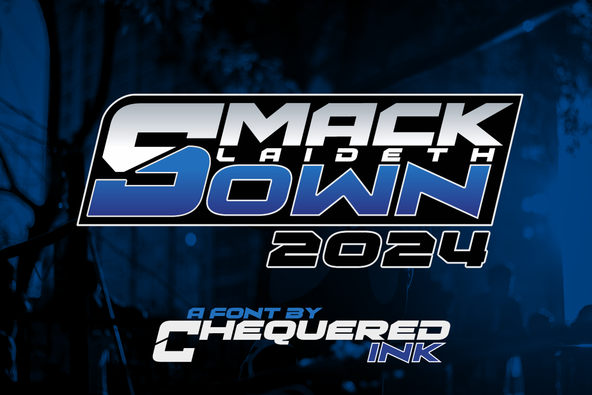 Smackdown Font Smack Laideth Down 2024 Font - Free Download