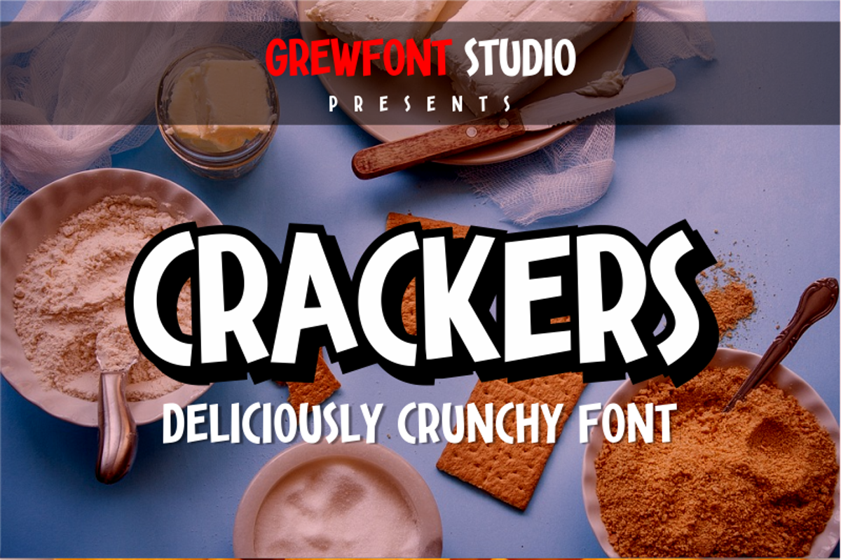 Crackers Font Grewfont Studio FontSpace