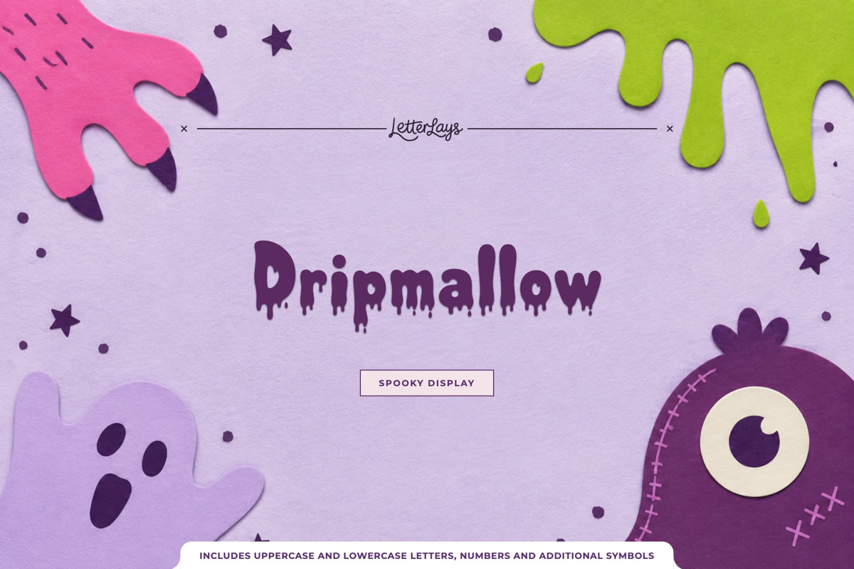 Project Stylish Font Dripmallow Font - Free Download